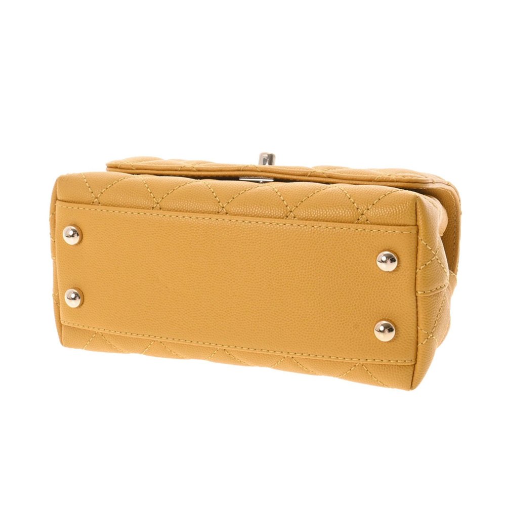 CHANEL Chanel matelasse XXS yellow AS2215 ladies caviar skin bag - Picture 7 of 12